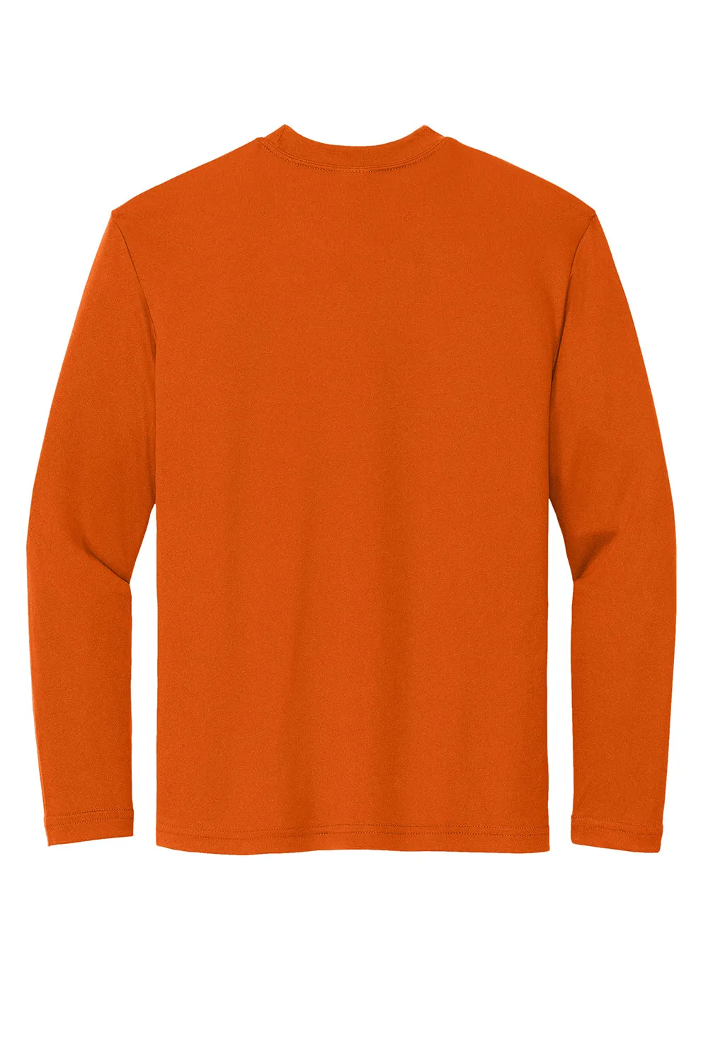 Sport-Tek Jugend Competitor Feuchtigkeitstransportierendes Langarm-Crewneck T-Shirt - Tieforange - Ausverkauf