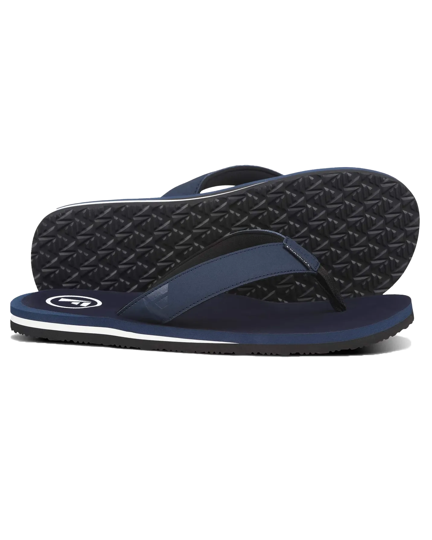Tarlan Mens Flip Flops in Navy