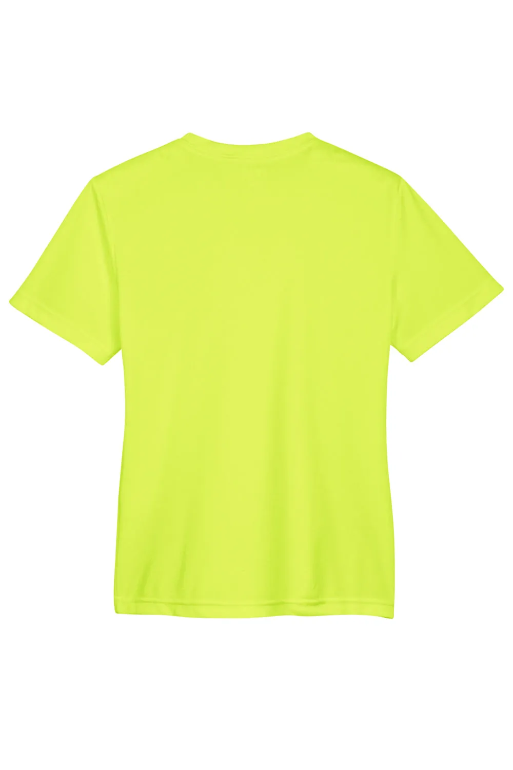 Team 365 Youth Zone Performance Feuchtigkeitstransportierendes Kurzarm-Crewneck-T-Shirt - Sicherheitsgelb