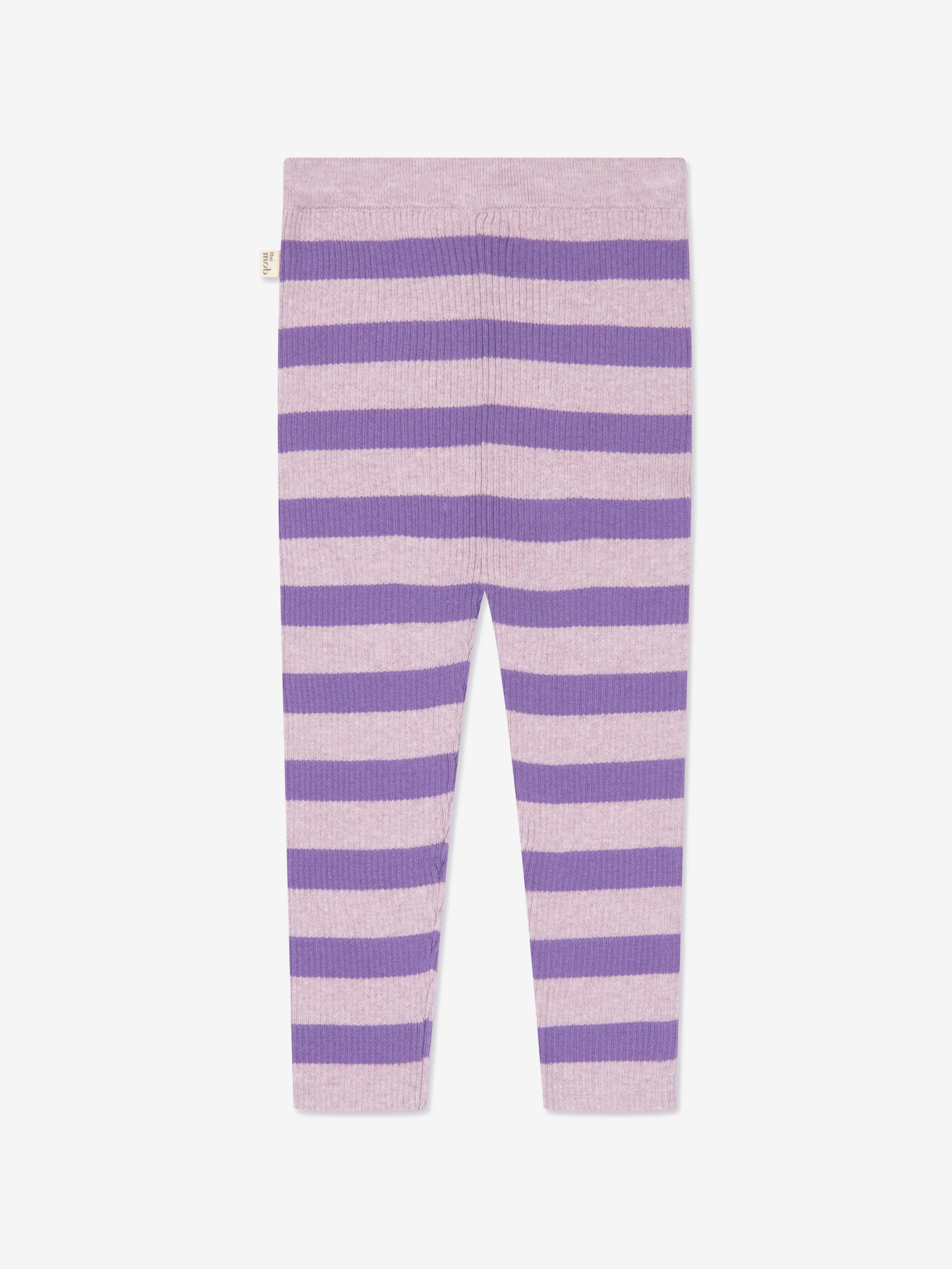 Die Bonnie Mob Baby Girls Kaschmir-Strickleggings in Lila