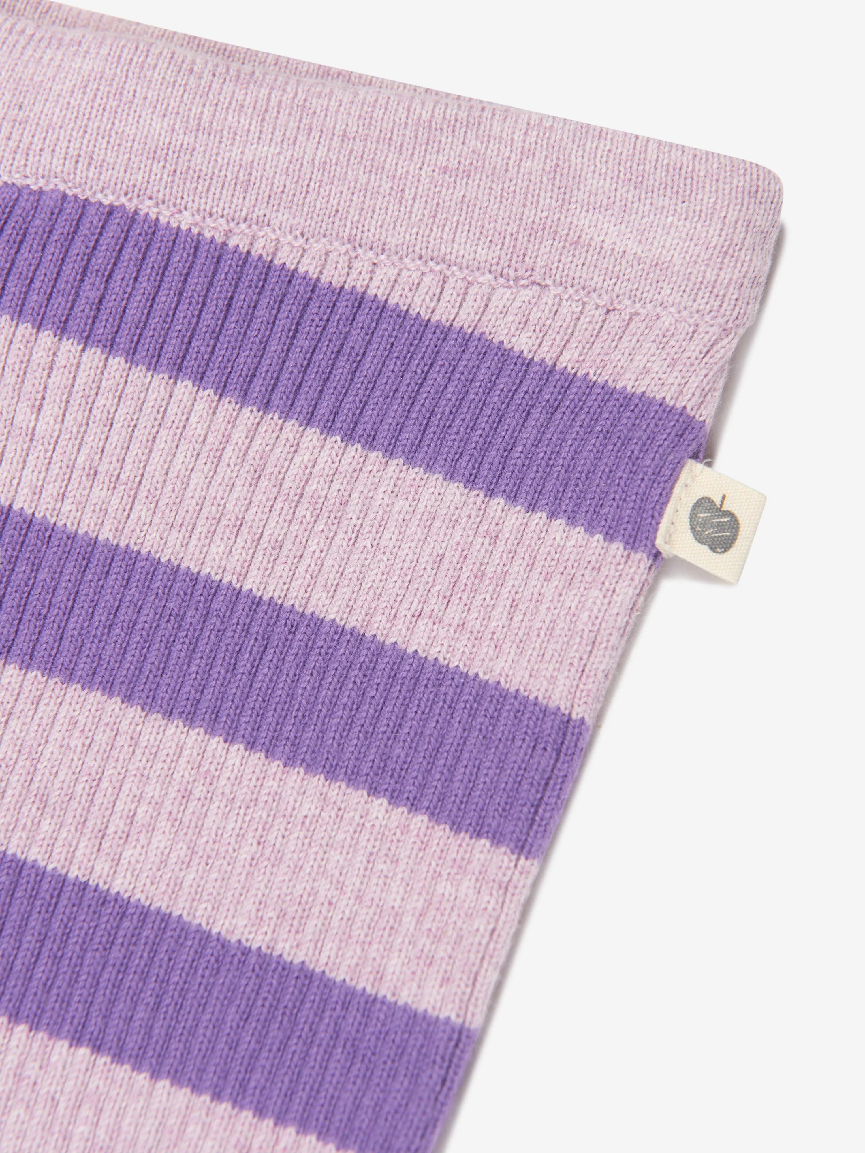 Die Bonnie Mob Baby Girls Kaschmir-Strickleggings in Lila