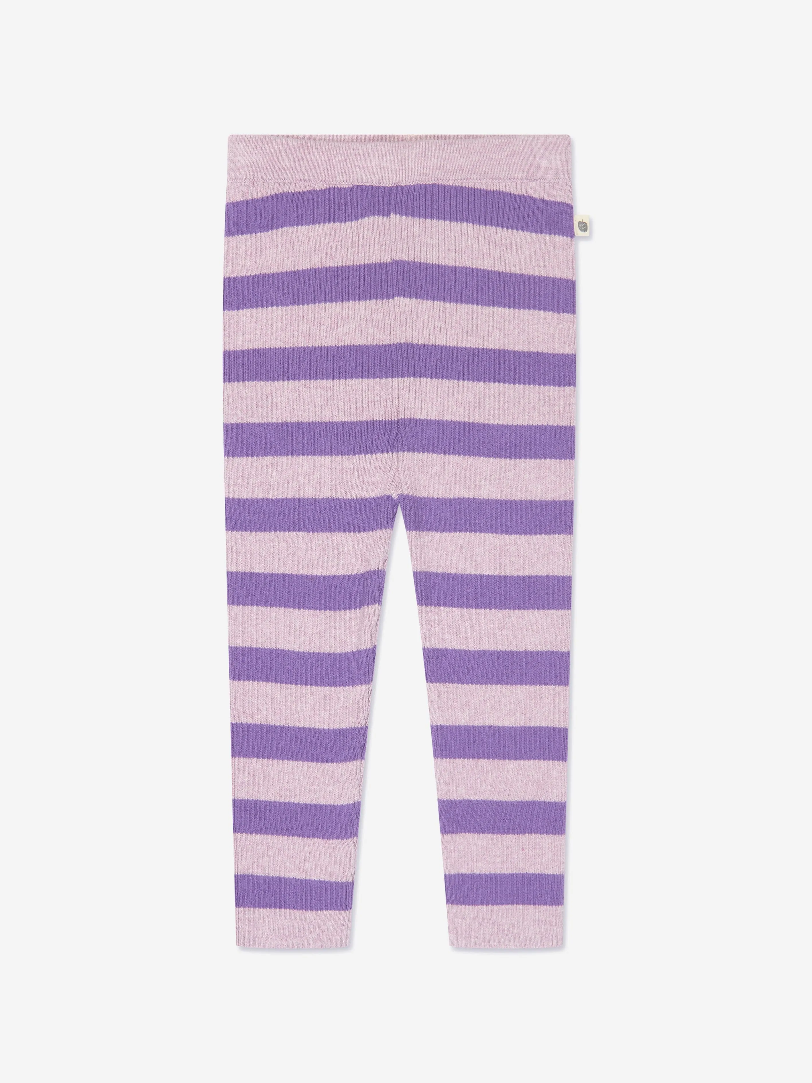 Die Bonnie Mob Baby Girls Kaschmir-Strickleggings in Lila