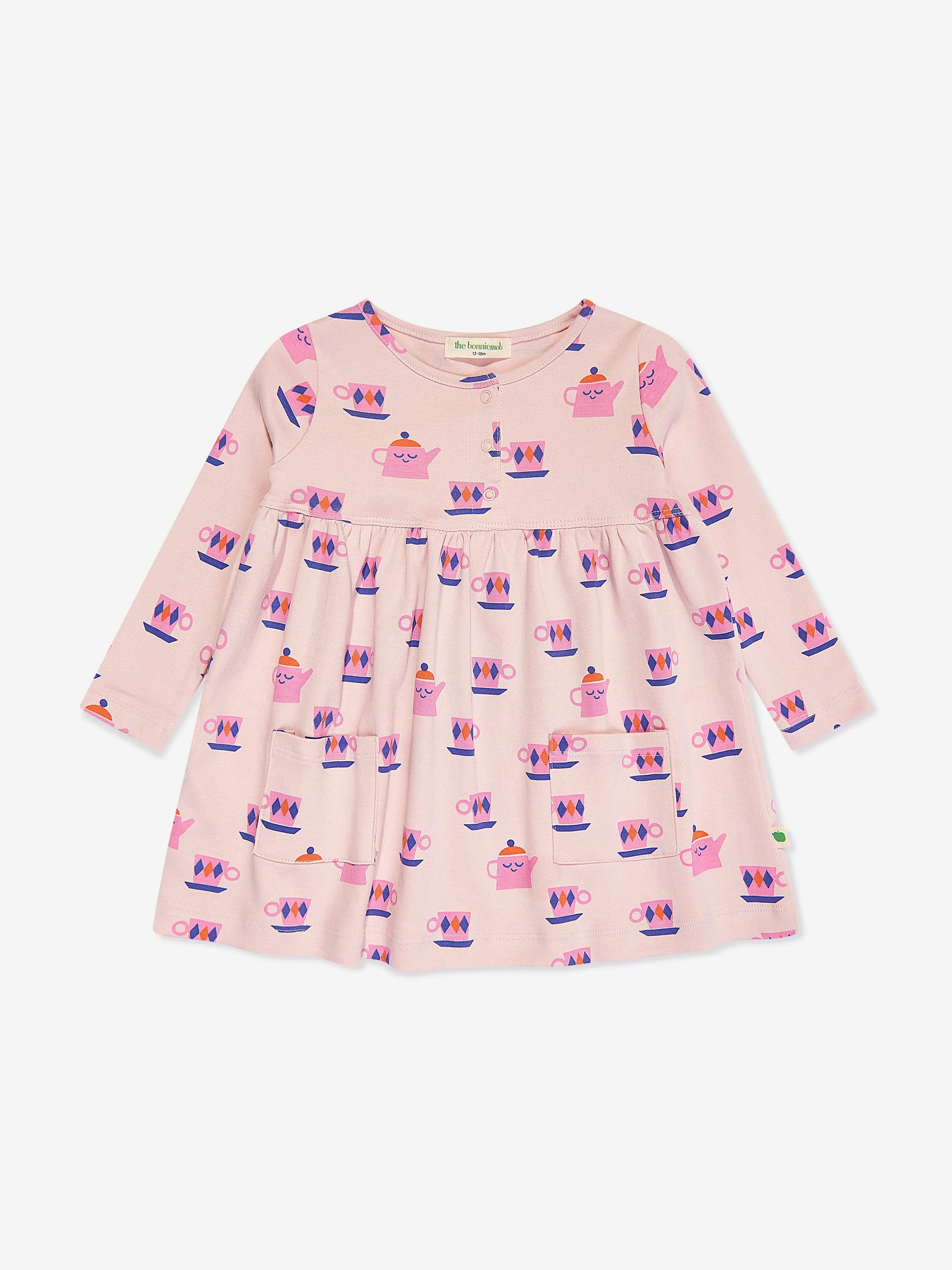 Das Bonnie Mob Girls Briar Tea Time Kleid in Rosa