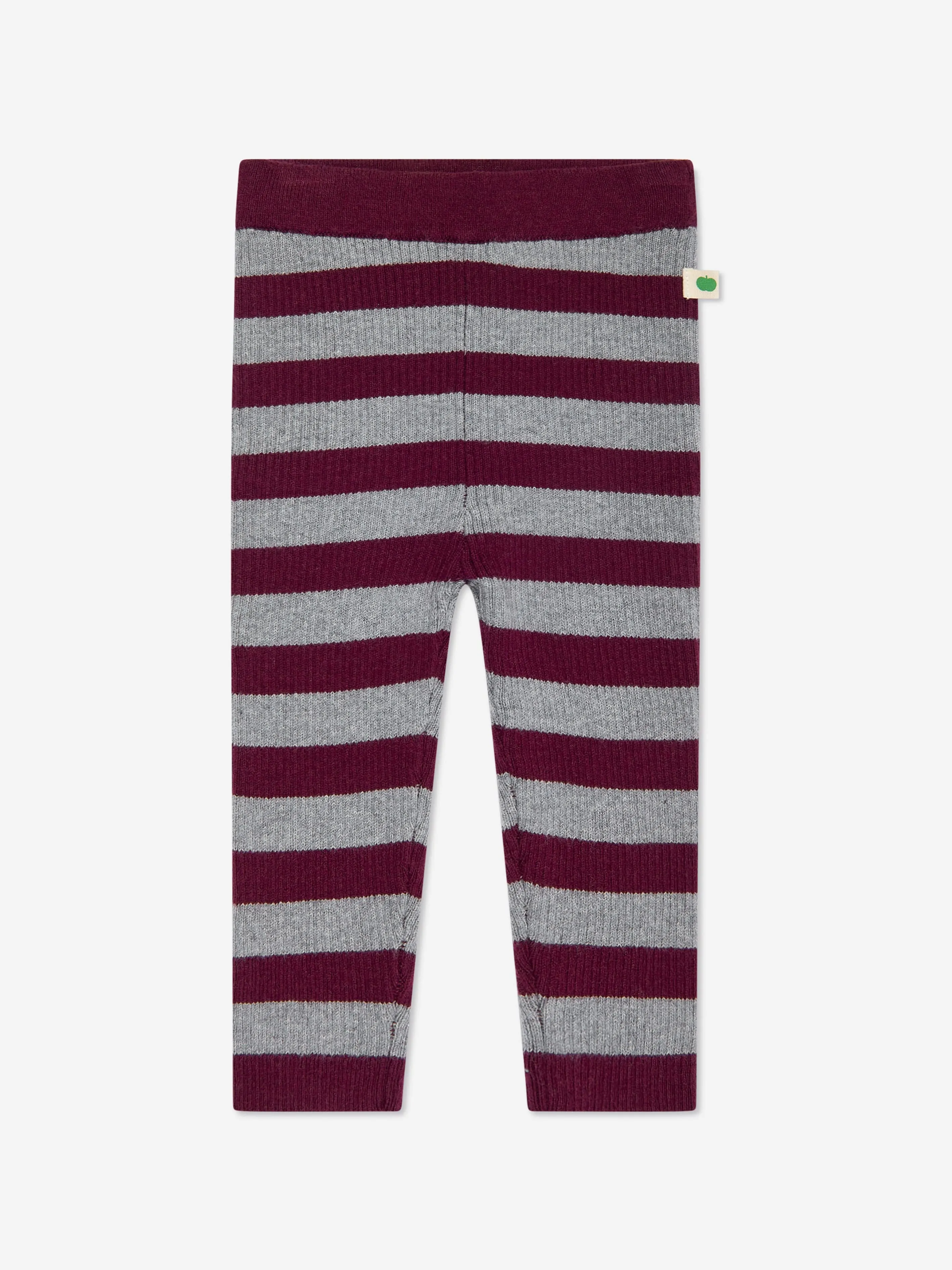 Die Bonnie Mob Girls Perry Rippstrick-Leggings in Grau
