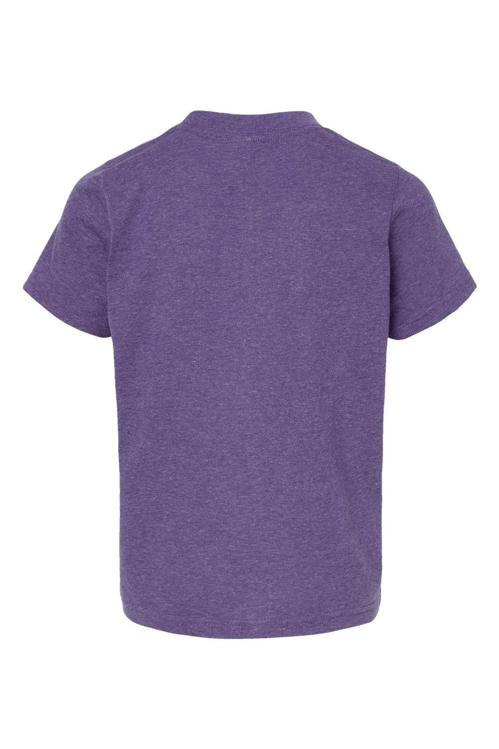 Tultex Jugendliche Poly-Rich Kurzarm Rundhals T-Shirt - Heather Lila