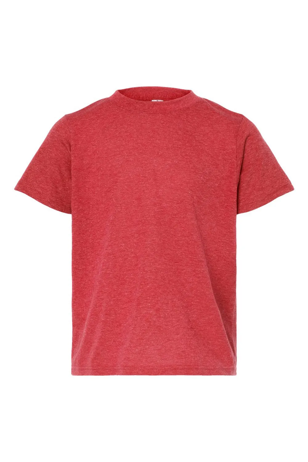 Tultex Jugend Poly-Rich Kurzarm Rundhals T-Shirt - Heather Rot