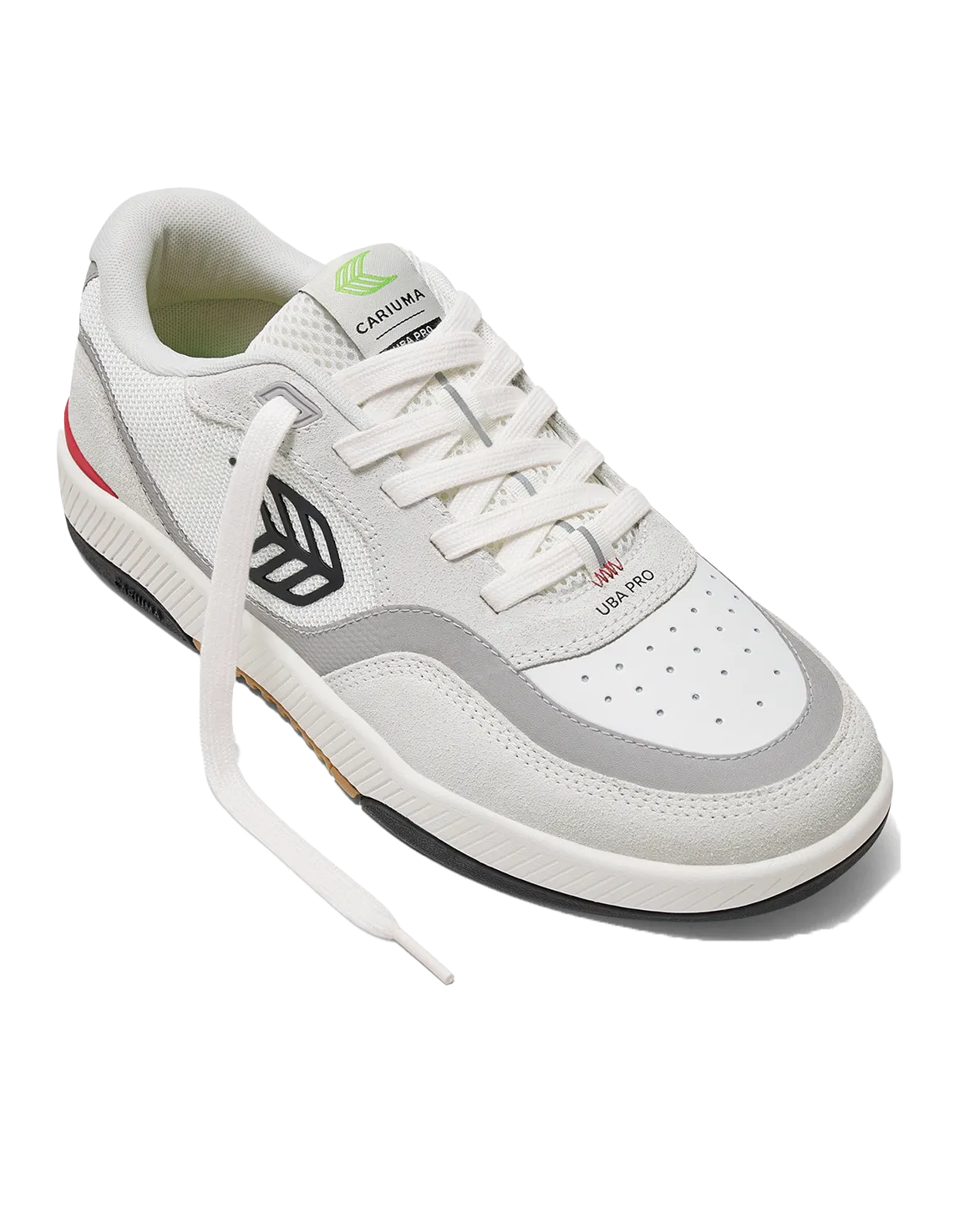 Uba Pro Schuhe in Rauchweiß, Rot & Schwarz