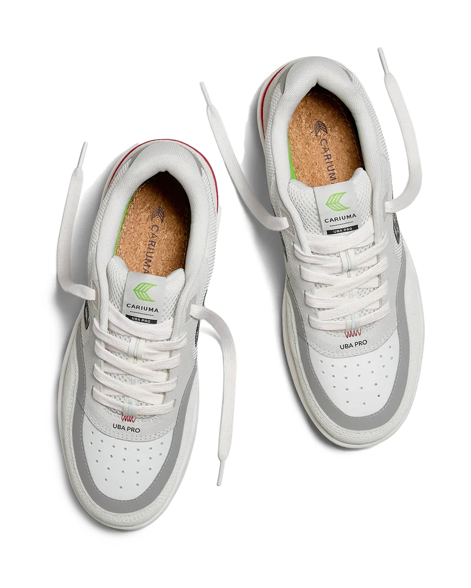 Uba Pro Schuhe in Rauchweiß, Rot & Schwarz