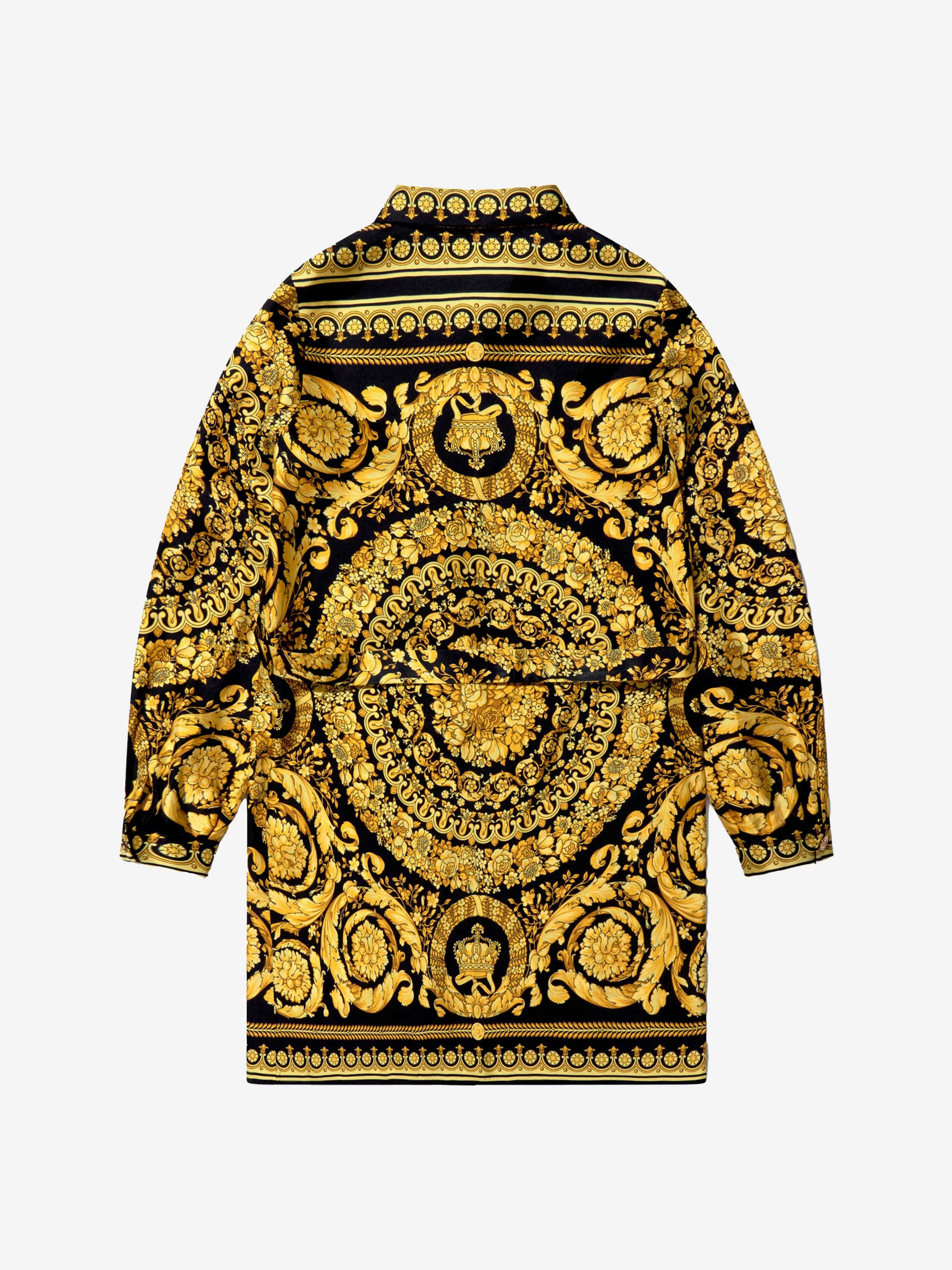 Versace Girls Barock-Print Shirtkleid