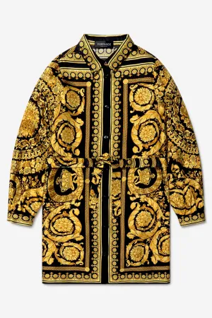 Versace Girls Barock-Print Shirtkleid