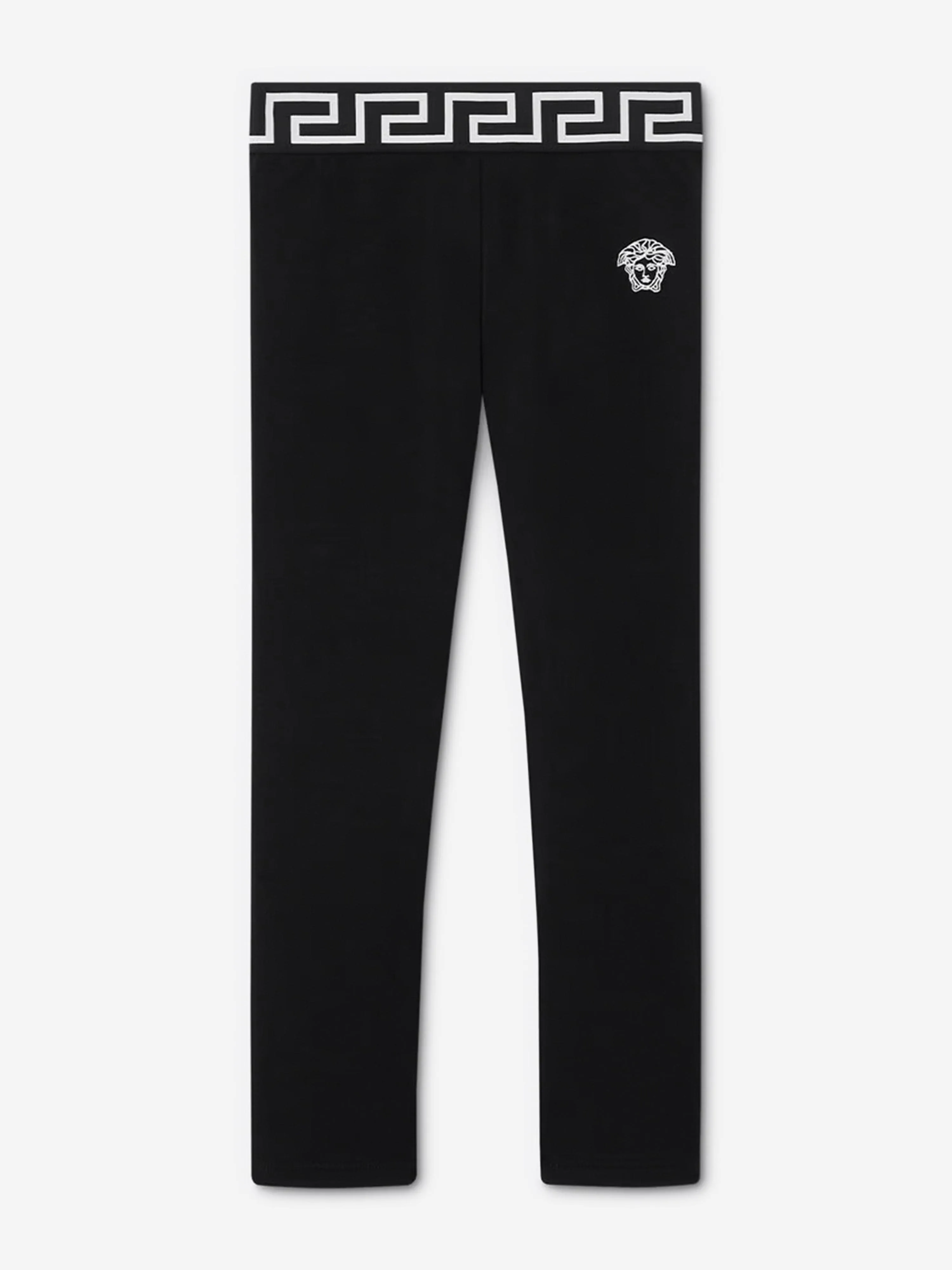 Versace Girls Medusa Logo Leggings in Schwarz