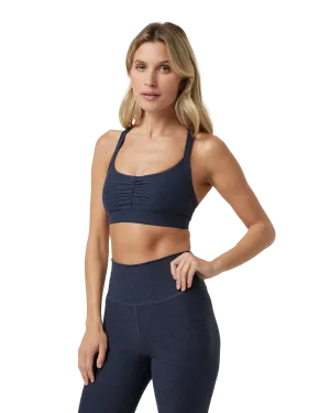 Vuori Clothing Elevation Ruch Bra in Midnight Heather