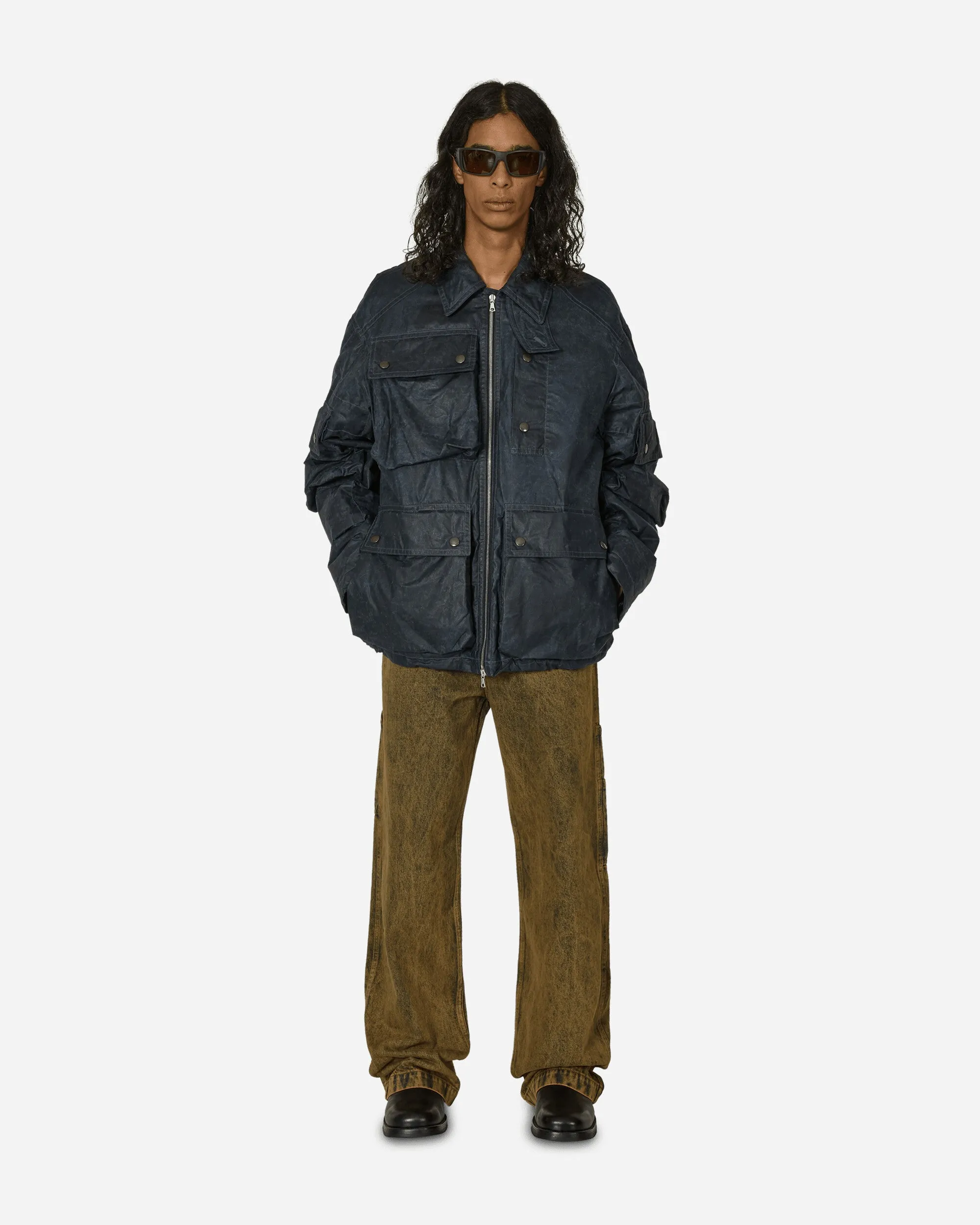 Wasserabweisende Jacke Marineblau