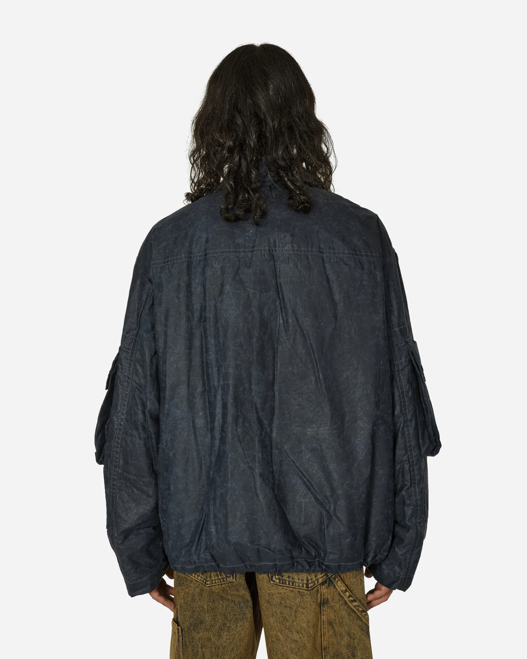 Wasserabweisende Jacke Marineblau