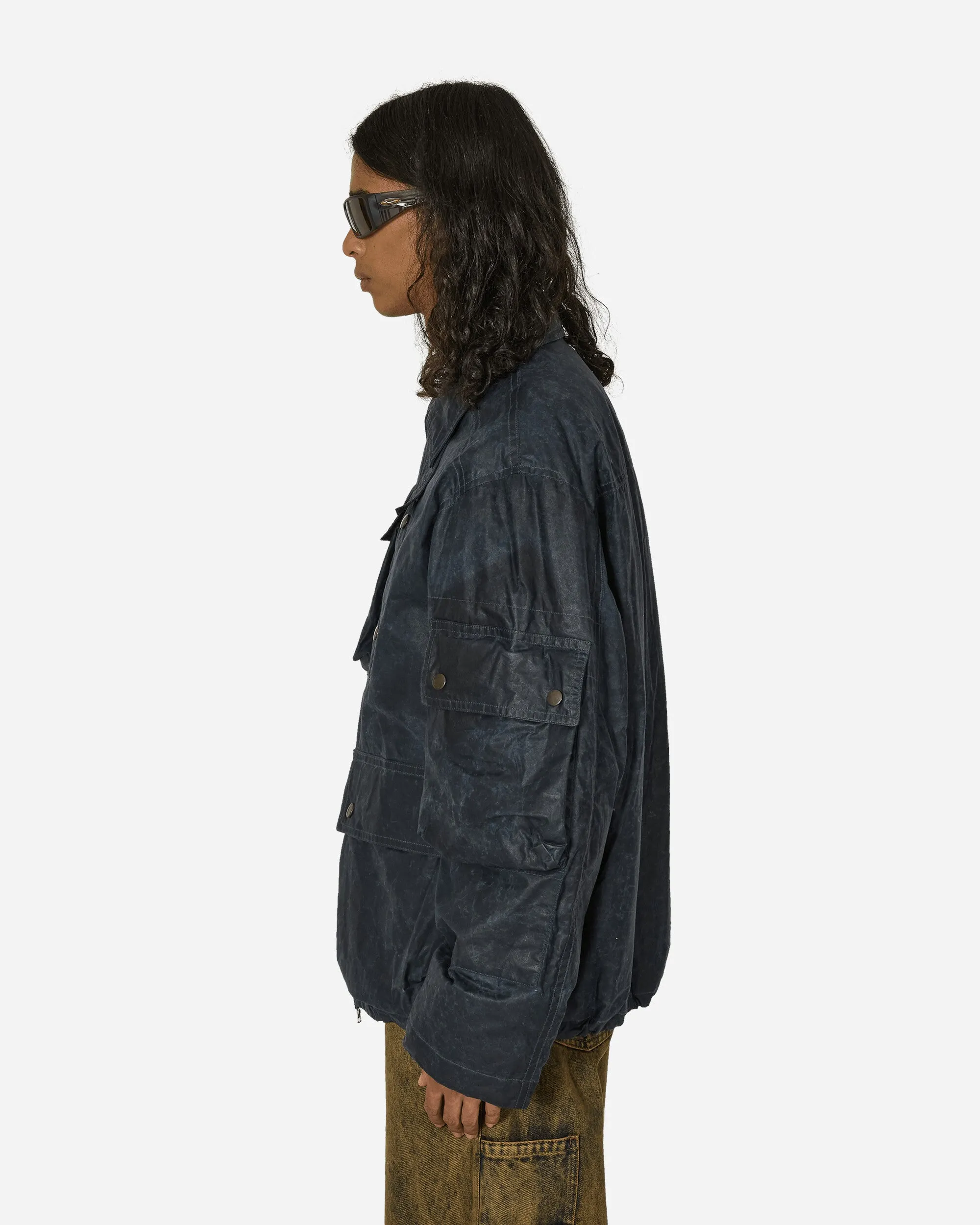 Wasserabweisende Jacke Marineblau