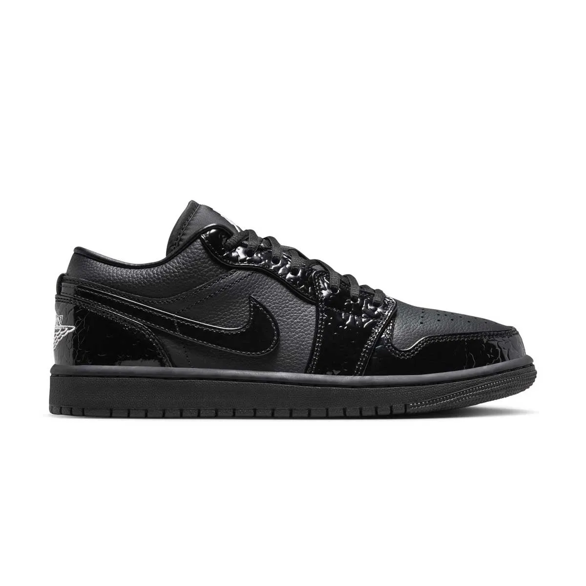 Wmns Air Jordan 1 Low 'Black Croc'
