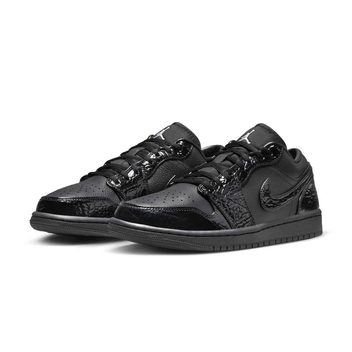 Wmns Air Jordan 1 Low 'Black Croc'