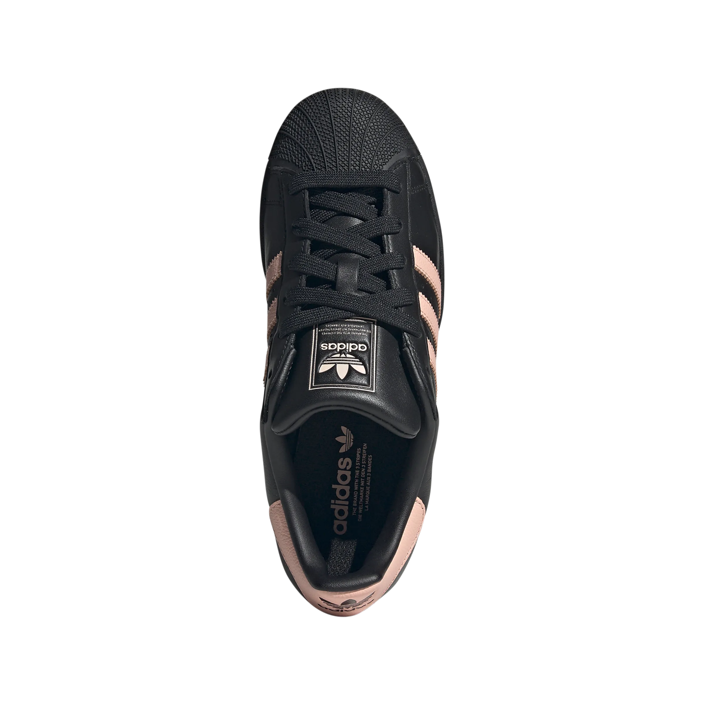 Wmns Superstar 'Core Schwarz Leuchtendes Rosa'