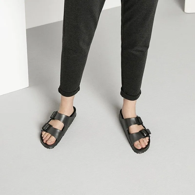 Womens Birkenstock Shoes Birkenstock Arizona EVA Metallic Anthracite Sandals