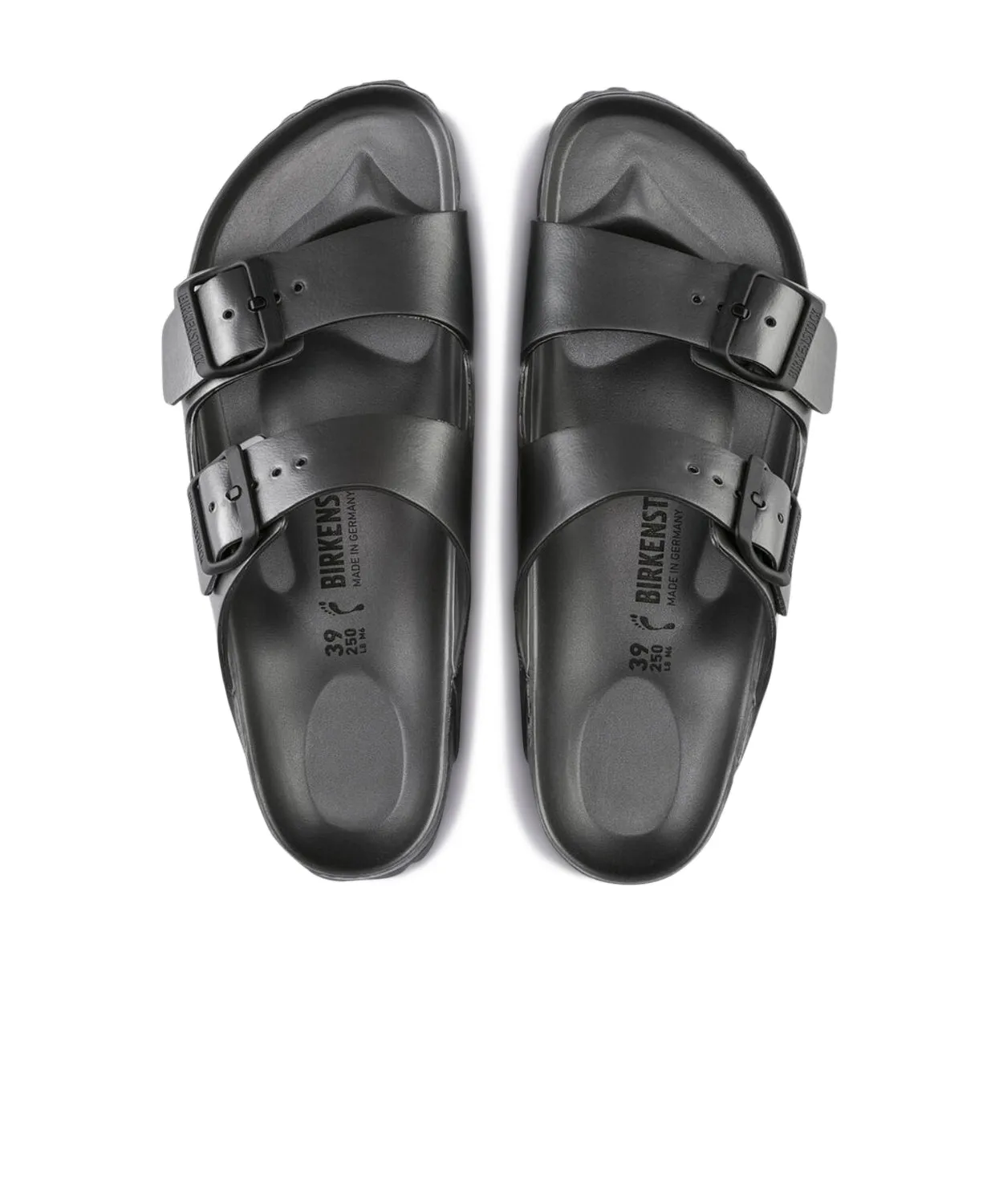 Womens Birkenstock Shoes Birkenstock Arizona EVA Metallic Anthracite Sandals