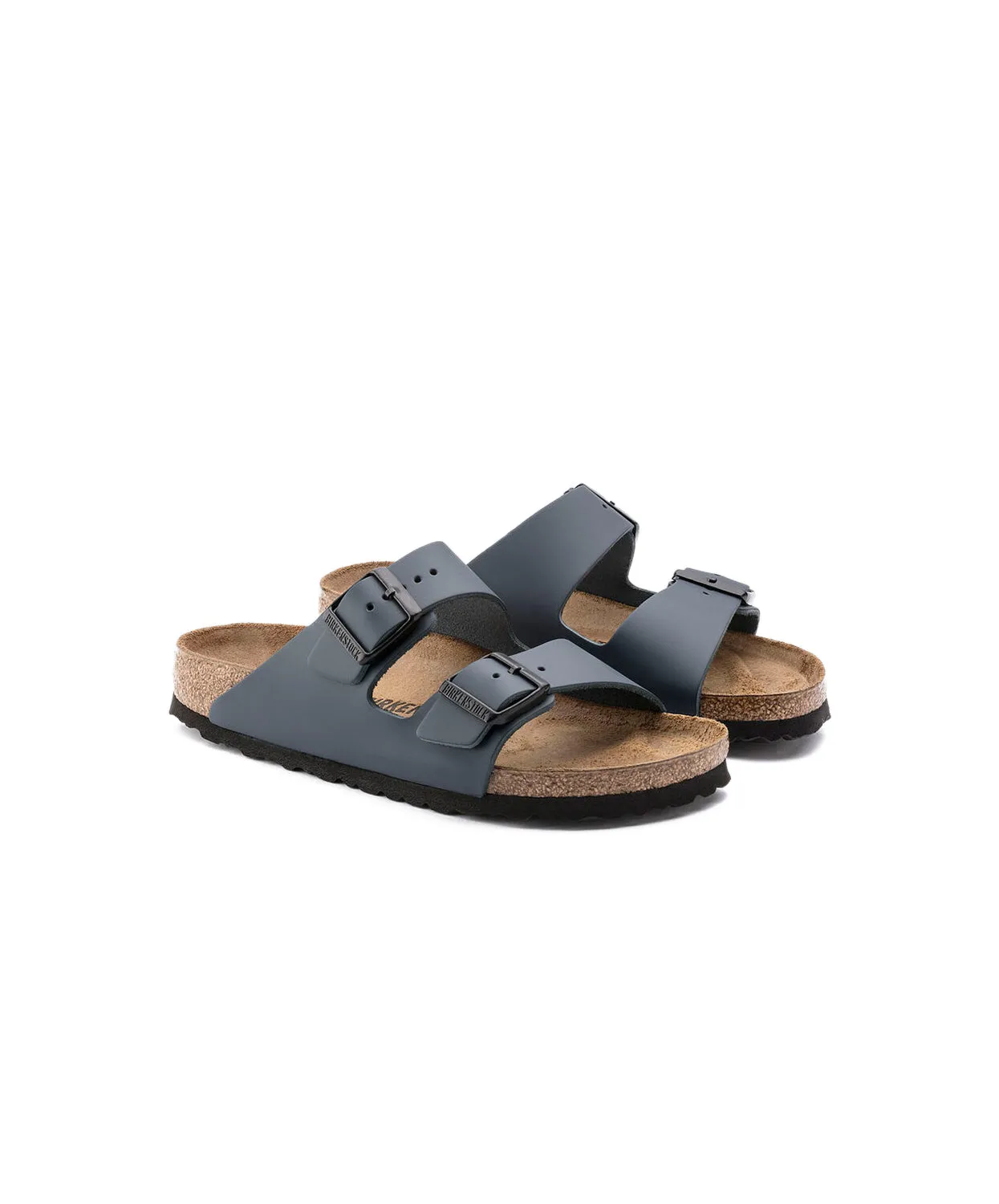Womens Birkenstock Shoes Birkenstock Arizona Leather Blue Sandals