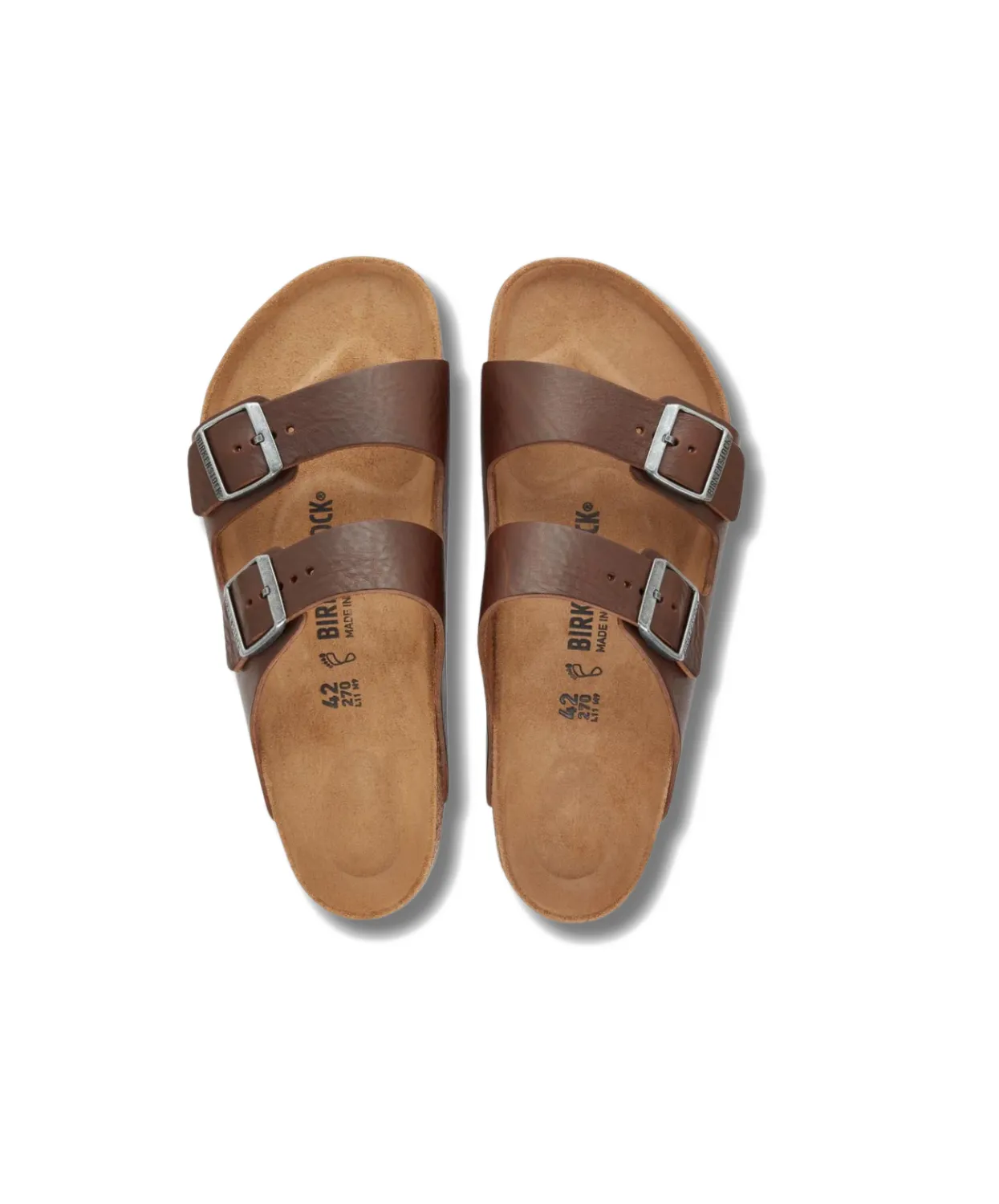 Womens Birkenstock Shoes Birkenstock Arizona Vintage Leather Wood Roast Sandals