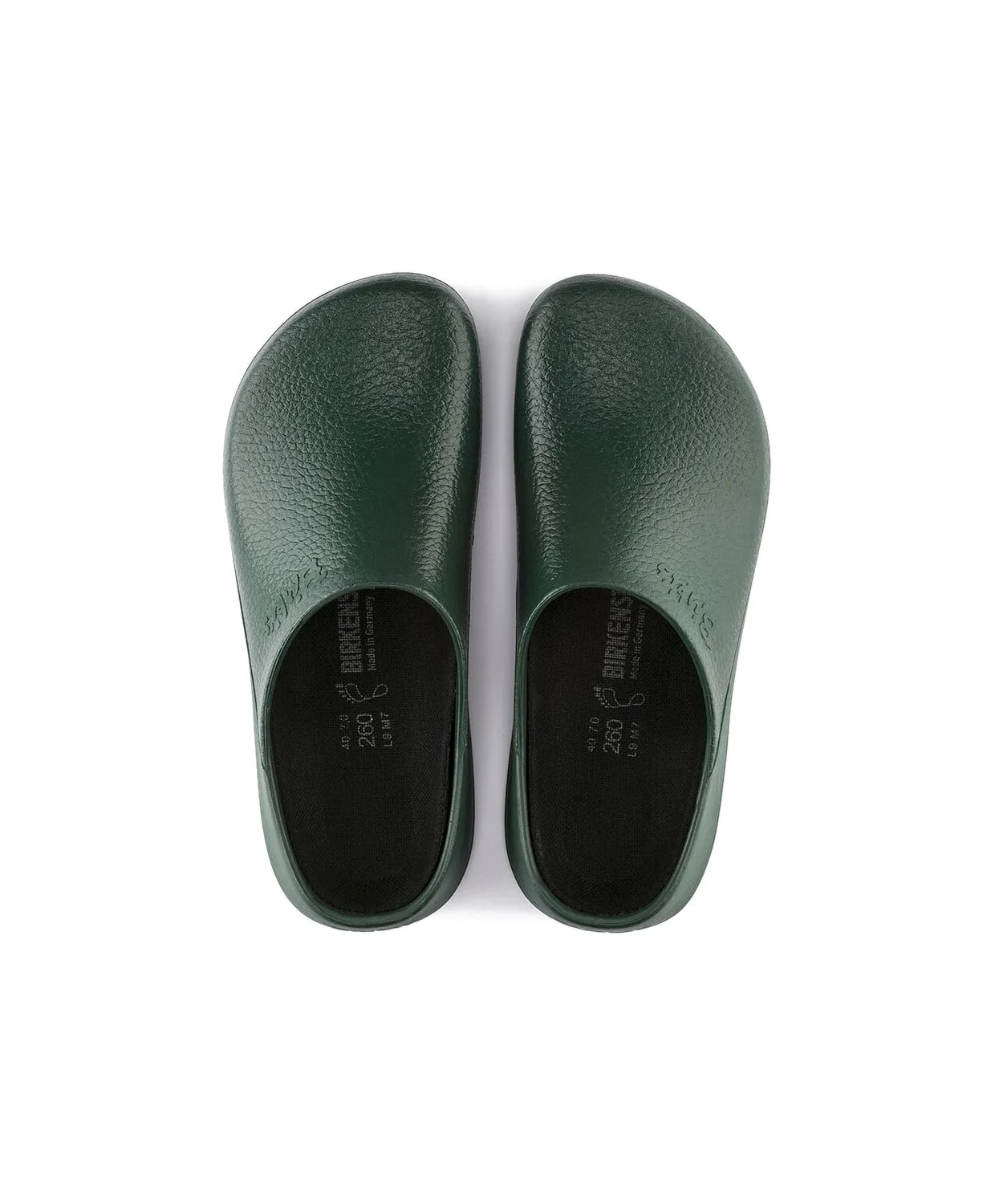 Womens Birkenstock Shoes Birkenstock Birkis Super Birki PU Green Clogs
