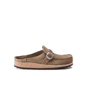 Womens Birkenstock Shoes Birkenstock Buckley Leather Suede Grey Taupe Clogs
