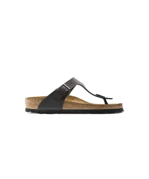 Womens Birkenstock Shoes Birkenstock Gizeh Birko-Flor Black Sandals