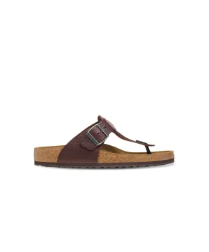 Womens Birkenstock Shoes Birkenstock Safaga Vintage Leather Wood Roast Sandals