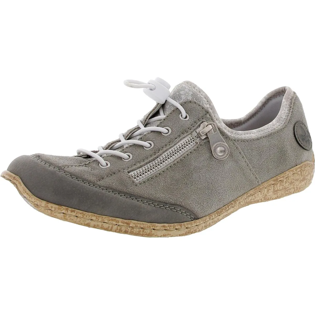 Womens Cushioned Footbed Leather Running & Training Shoes
