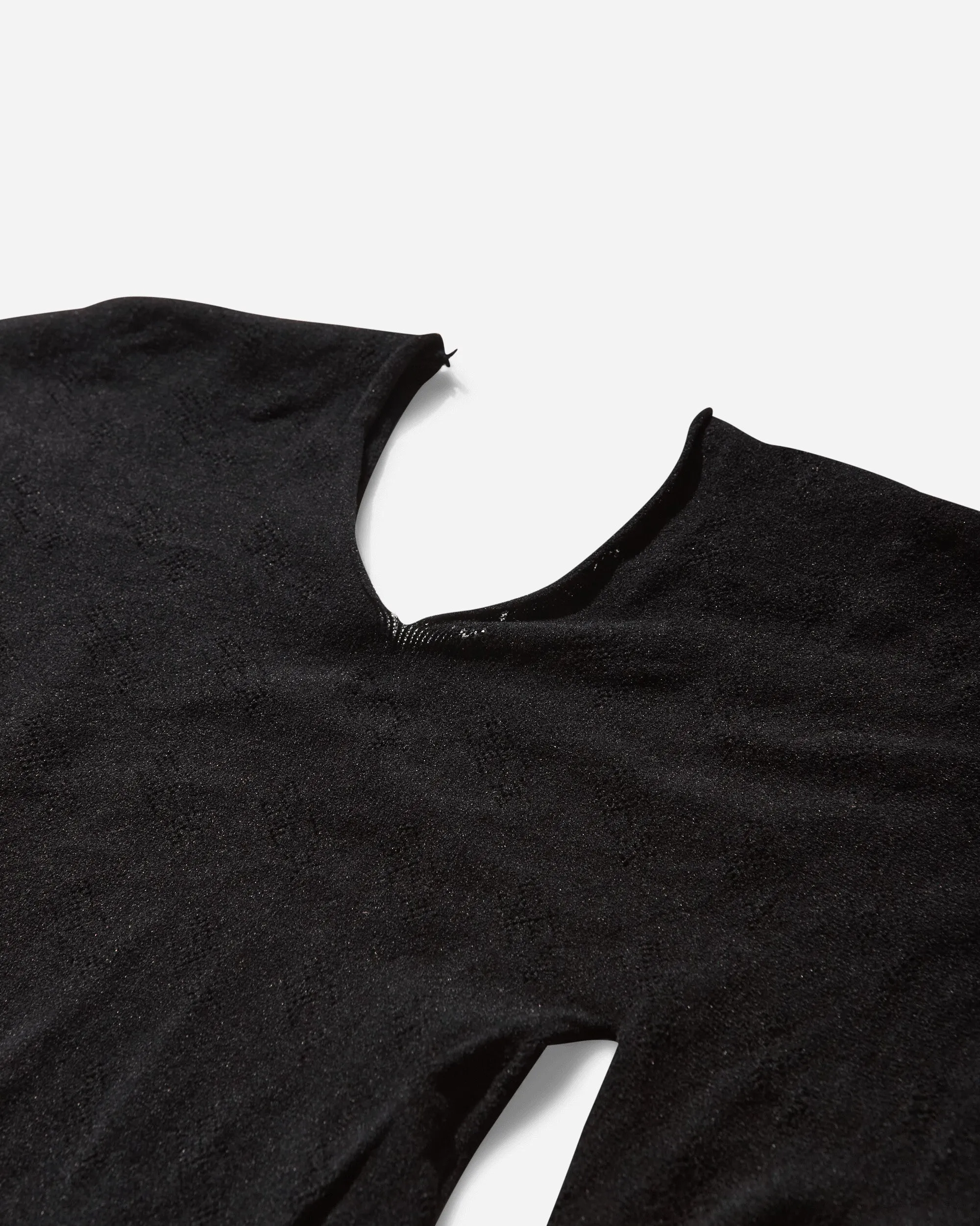 Damen Lust Langarm Top Schwarz