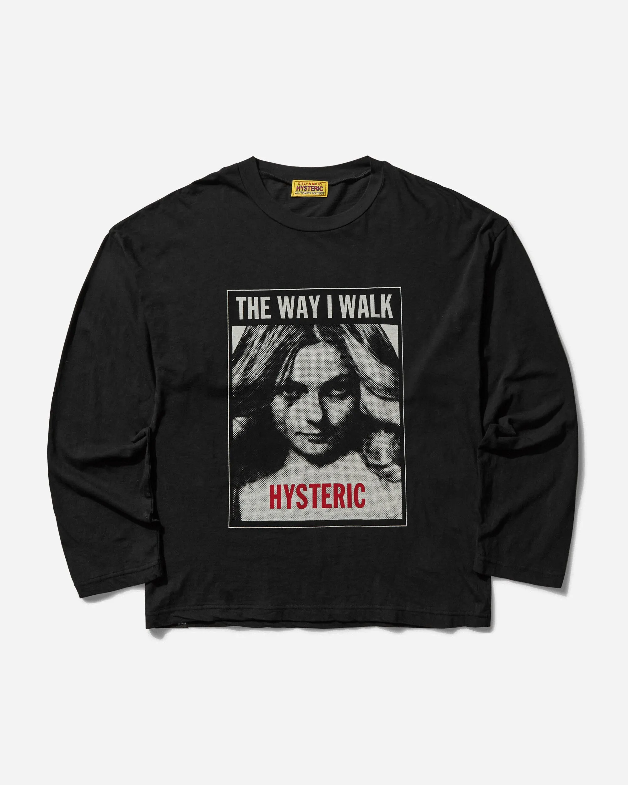 Damen The Way I Walk Langarm T-Shirt Schwarz