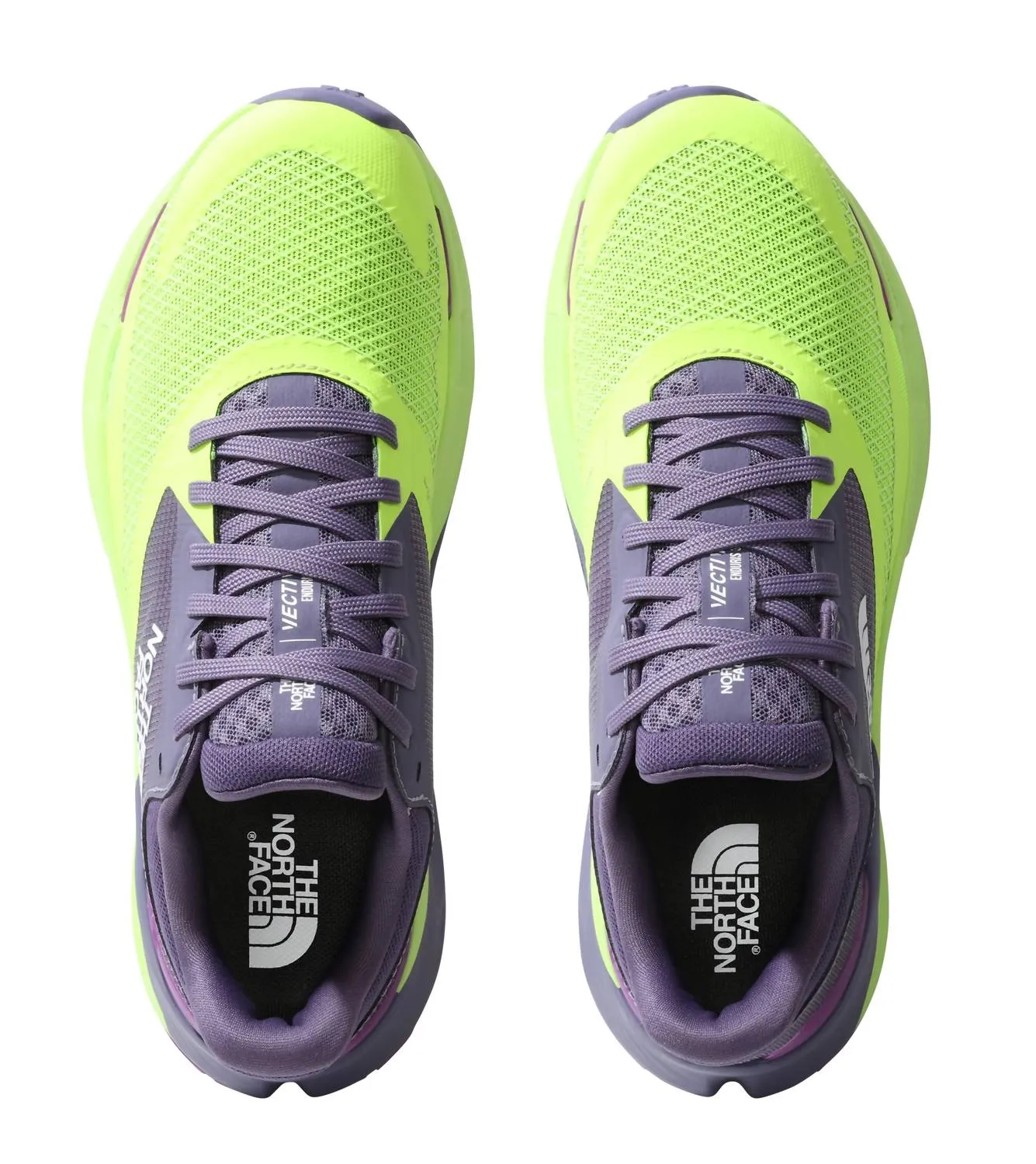 Women's Vectiv Enduris 3 Trail Running Shoes In Led Yellow/lunar Slate