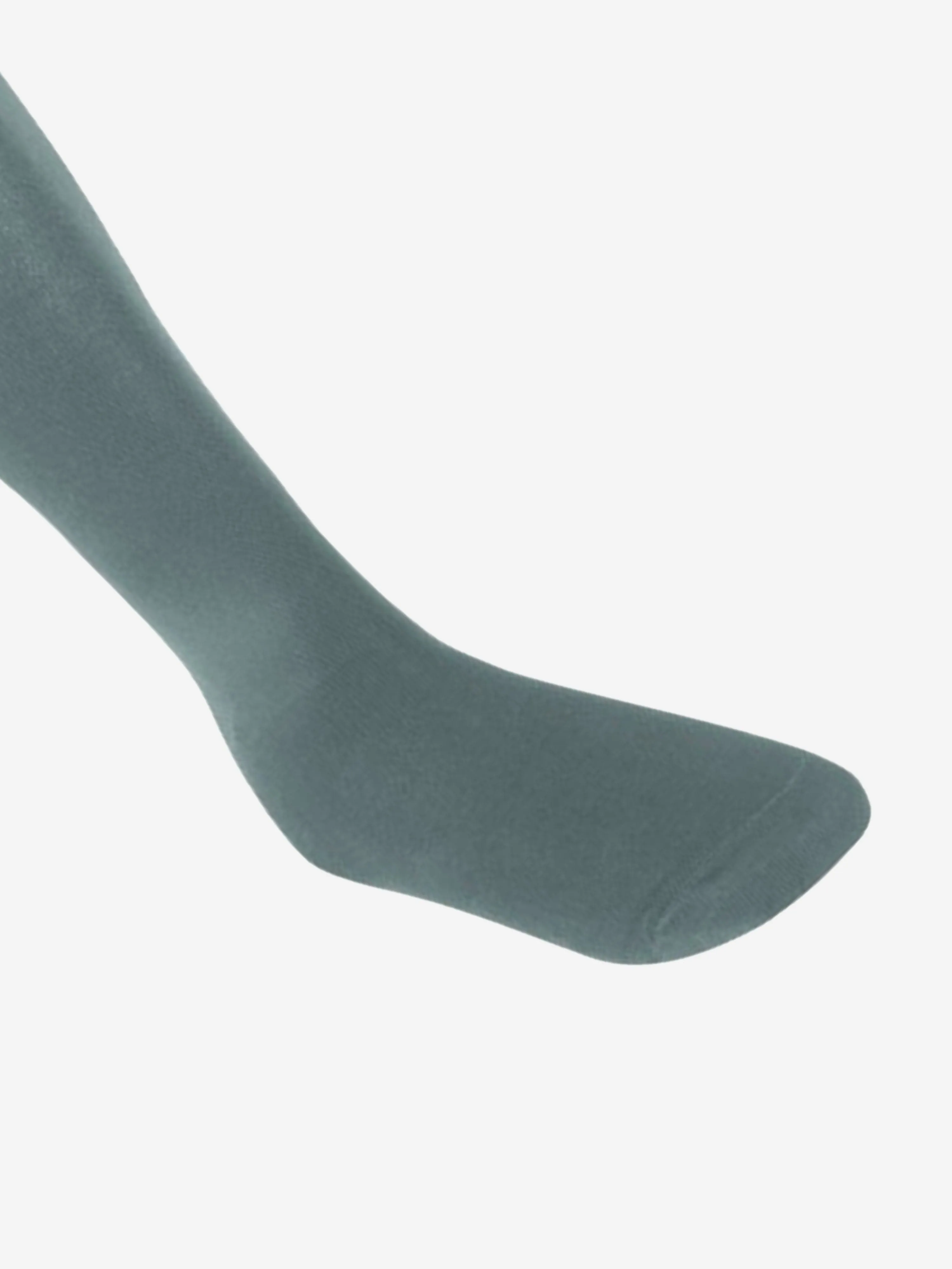 Zeco Girls School Overknee-Socken in Grau