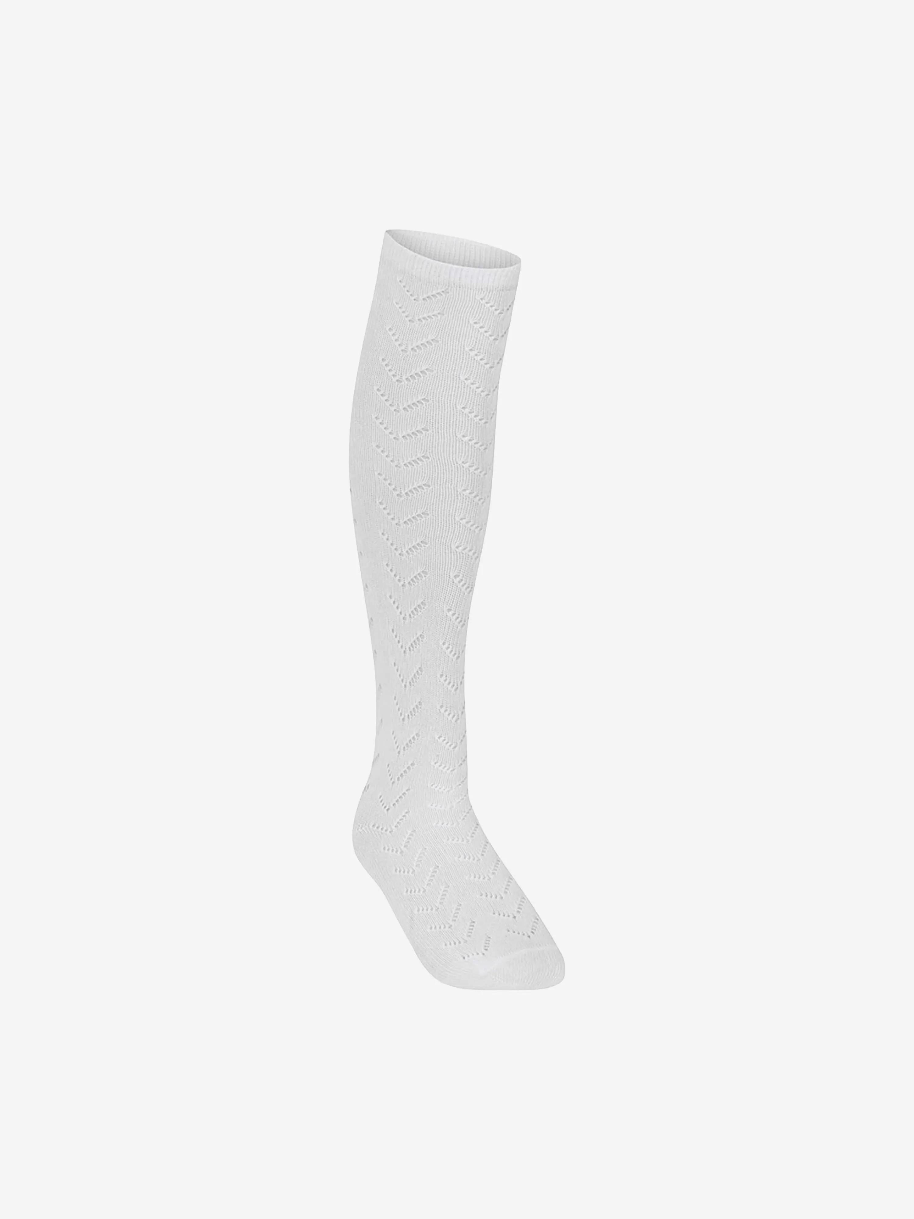 Zeco Girls School Pelerine Kniestrümpfe (3er Pack) in Weiß