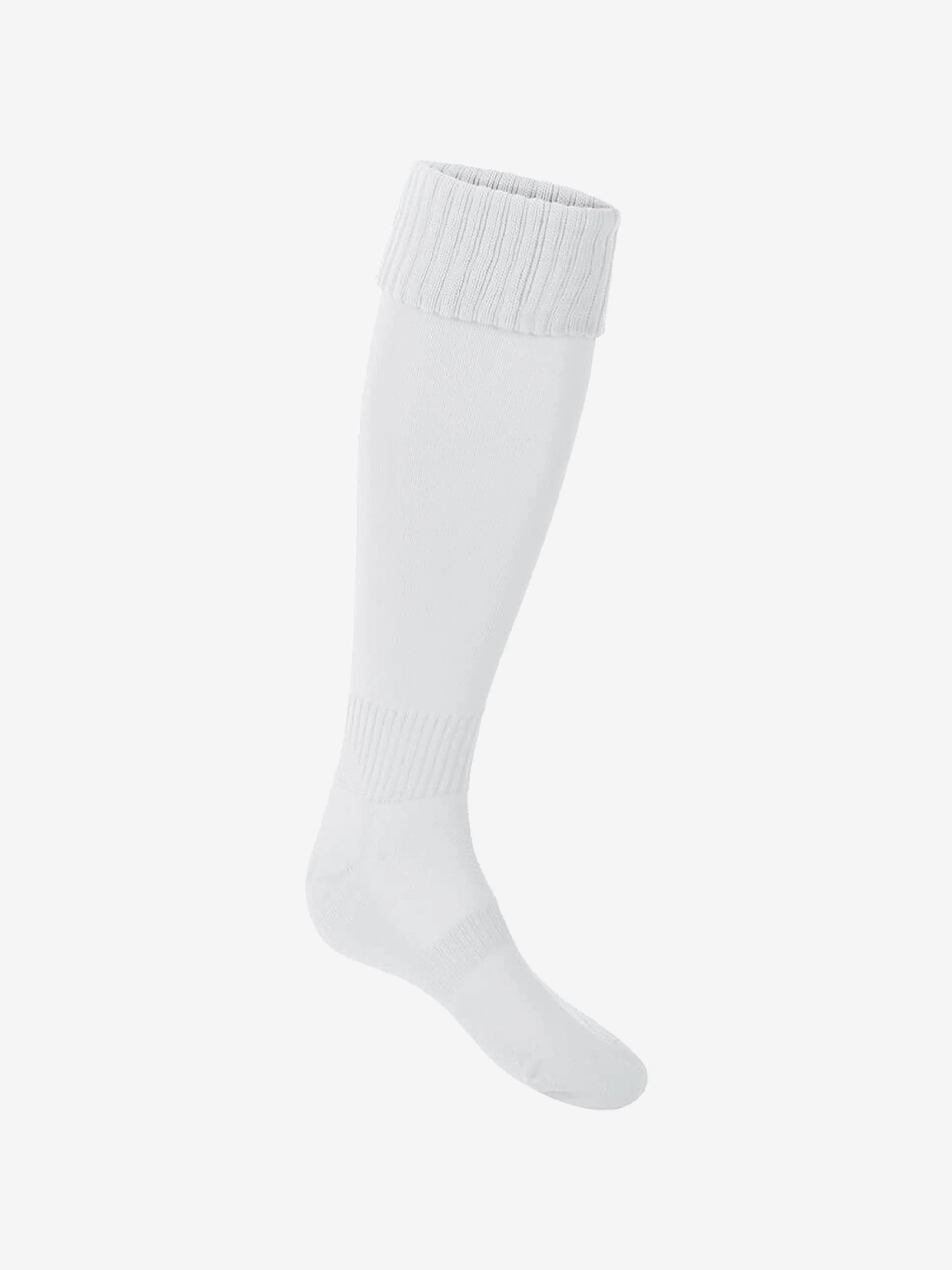 Zeco Kids Schul-Fußballsocken in Weiß